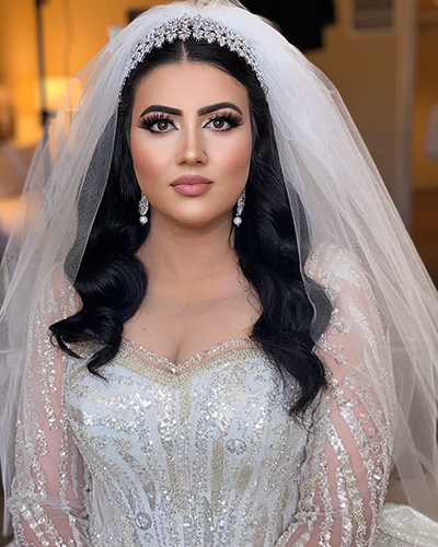 Full glam evening makeup look created by Glam by Maryam