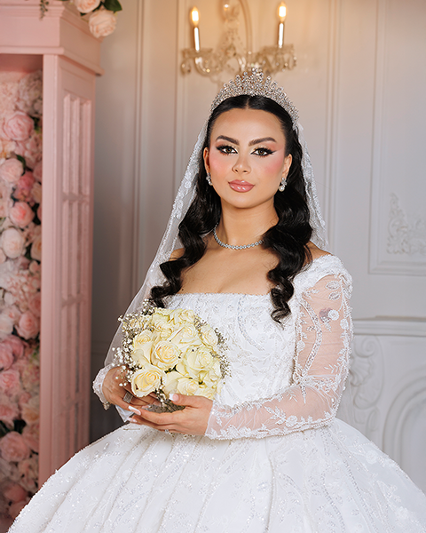 Full glam evening makeup look created by Glam by Maryam