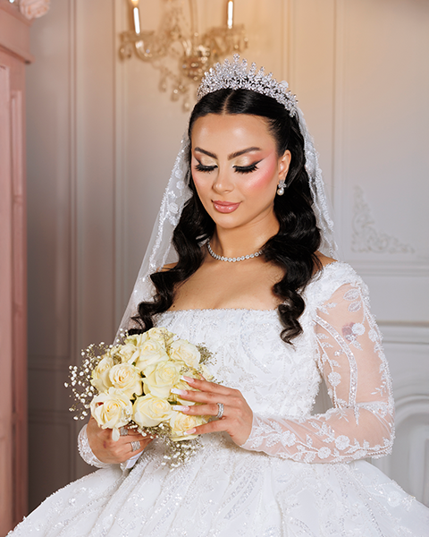 Full glam evening makeup look created by Glam by Maryam