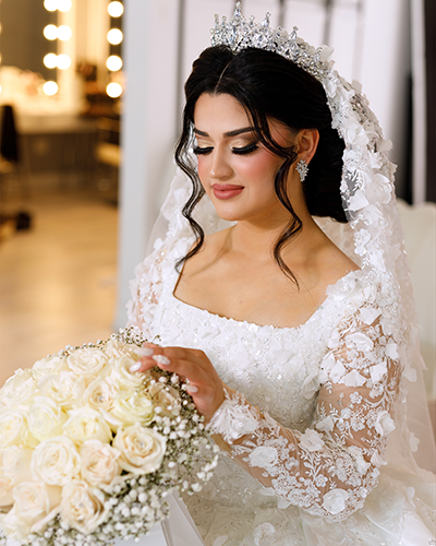 Full glam evening makeup look created by Glam by Maryam