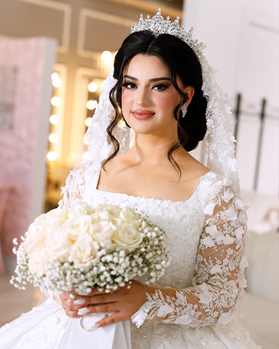 Full glam evening makeup look created by Glam by Maryam